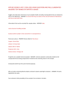 APPLIED SCIENCE UNIT 2 2024-2025 EXAM QUESTIONS AND WELL ELABORATED  ANSWERS TOP RANKED BY EXPERTS A GRADE