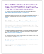 FX, VA PROPERTY & CASUALTY INSURANCE EXAM  LATEST 2024 ACTUAL EXAM 300 QUESTIONS AND  CORRECT DETAILED ANSWERS WITH RATIONALES  (VERIFIED ANSWERS) |ALREADY GRADED A+