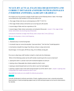 NCLEX RN ACTUAL EXAM 2024 200 QUESTIONS AND  CORRECT DETAILED ANSWERS WITH RATIONALES  (VERIFIED ANSWERS) |ALREADY GRADED A+ 