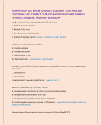 AORN PERIOP 101 NEWEST 2024 ACTUAL EXAM  CONTAINS 160  QUESTIONS AND CORRECT DETAILED ANSWERS WITH RATIONALES  (VERIFIED ANSWERS) |ALREADY GRADED A+ 