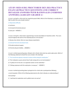 ATI RN MED-SURG PROCTORED 2023-2024 PRACTICE  EXAM 140 PRACTICE QUESTIONS AND CORRECT  DETAILED ANSW