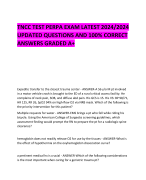 TNCC TEST PERPA EXAM LATEST 2024/2024  UPDATED QUESTIONS AND 100% CORRECT  ANSWERS GRADED A+