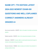 WGU D426 PRE-ASSESSMENT DATA MANAGEMENT FOUNDATIONS UPDATED 2024 EXAM ACTUAL QUESTIONS WITH DETAILED VERIFIED ANSWERS (100% CORRECT) ASSURED PASS | ALREADY APPROVED BY PROFESSIONALS 