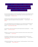 WGU C182 OBJECTIVE ASSESSMENT  FINAL EXAM QUESTIONS AND  CORRECT DETAILED ANSWERS  (VERIFIED ANSWERS)