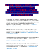 NURSING 242 EXAM 3 FINAL EXAM  QUESTIONS AND CORRECT  ANSWERS (VERIFIED ANSWERS)  2024 UPDATED ALREADY GRADED  A+ GUARANTEED PASS