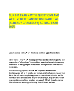 NUR 611 EXAM 4 WITH QUESTIONS AND  WELL VERIFIED ANSWERS GRADED A+  [ALREADY GRADED A+] ACTUAL EXAM  100%