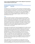 Samenvatting Intermediate accounting deel 1