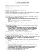 Crisiscommunicatie - corporate communicatie