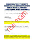 FINAL EXAM REVIEW PHYS 261 REAL EXAM  GUARANTEED PASS 2024 LATEST