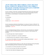 ATI PN MED SURG PROCTORED LATEST 2024 TEST  BANK COMPLETE 230 QUESTIONS AND CORRECT  DETAILED ANSWERS WITH RATIONALES (VERIFIED  ANSWERS) |ALREADY GRADED A+