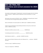 Portage Learning A&P II: Final Exam 2023 AND 2024 EDITION  QUESTIONS AND VERIFIED ANSWERS