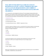 WGU D072 FUNDAMENTALS FOR SUCCESS IN  BUSINESS OA EXAM  LATEST VERSIONS 2023-2024  ACTUAL EXAM 100 QUESTIONS AND CORRECT  DETAILED ANSWERS WITH RATIONALES|ALREADY  GRADED A+ 