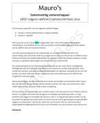 Samenvatting wetenschappen - 3BSO richting Kantoor - Examencommissie 2024