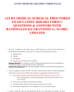 ATI PEDIATRICS PROCTORED LATEST 2023 TEST BANK 100 REAL EXAM  QUESTIONS AND DETAILED ANSWERS|AGRADE