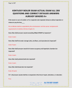 KENTUCKY BOILER EXAM ACTUAL EXAM ALL 200 QUESTIONS AND CORRECT DETAILED ANSWERS ALREADY GRADED A+
