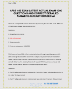 AFSB 152 EXAM LATEST ACTUAL EXAM 1000 QUESTIONS AND CORRECT DETAILED ANSWERS ALREADY GRADED A+