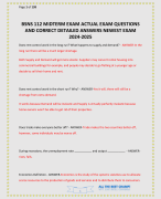 BSNS 112 MIDTERM EXAM ACTUAL EXAM QUESTIONS AND CORRECT DETAILED ANSWERS NEWEST EXAM 2024-2025