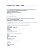 NRNP 6550 Final Exam (Latest-2024, 100 Q & A) / NRNP6550 Final Exam: Walden University | 100% Verified & Correct Q & A |