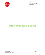Intervention Mapping Protocol (IMP) / interventie-ontwikkeling
