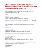 Practice RBC 1 Actual Exam Update 2024 | RBC 1 Practice Exam 2024 Questions  and Correct Answers Rated A+ | Verified  Practice RBC 1  Exam 2024 | RBC1 Practice Exam 2024 Quiz with Accurate Solutions Aranking Allpass