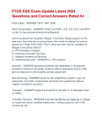 Oklahoma History Exam Latest 2024  Questions and Correct Answers Rated A+ | Verified Oklahoma History Exam 2024  Quiz with Accurate Solutions Aranking Allpass