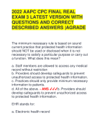 CREST CPSA EXAM 2023 QUESTIONS  AND CORRECT ANSWERS LATEST  VERSION 