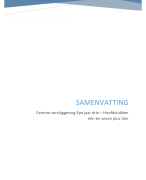 Externe verslaggeving Epe jaar drie Accountancy / Bedrijfseconomie
