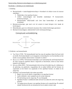 Samenvatting-Bestuurswetenschappen & Overheidsmanangement 