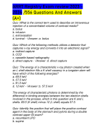 ARRT Registry Exam review 2023 -2024 /556 Questions And Answers (A+)