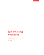 Samenvatting inleiding marketing