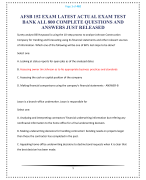 AFSB 152 EXAM LATEST ACTUAL EXAM TEST BANK ALL 800 COMPLETE QUESTIONS AND ANSWERS JUST RELEASED