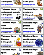 Thinkers keys 2nd - 3th and 4th grade (USA) - Year 3-4-5 (UK)