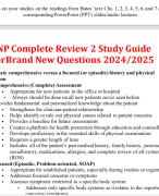 AANP Complete Review 2 Study Guide forBrand New Questions 2024/2025
