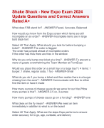 Barber Practice State Board Actual  Exam 2024 Questions and Correct  Answers Rated A+| Verified Barber Practice State Board Exam 2024 Quiz with Accurate Solutions Aranking Allpass
