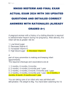 NR 507 MIDTERM EXAM ACTUAL EXAM  2024 WITH 150 UPDATED QUESTIONS  AND DETAILED CORRECT ANSWERS WITH  RATIONALES (ALREADY GRADED A+)