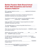 Shake Shack New Hospitality Exam 2024  Questions and Correct Answers Rated  A+ | Verified Shake Shack New Hospitality Exam 2024  Quiz with Accurate Solutions Aranking Allpass