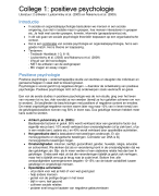 College aantekeningen Social Psychology in Organisations