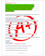 ATI RN NUTRITION PRACTICE EXAM QUESTIONS AND ANSWERS 100 % PASS SOLUTION A+ GRADE.2024/2025.