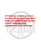 Maternal-Newborn chapter 14  test bank ACTUAL 55  QUESTIONS WITH DETAILED  VERIFIED ANSWERS AND  RATIONALE /A+ GRADE  ASSURD 