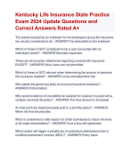 NCLE Practice Exam 2024 Latest | NCLE  Actual Exam Update Questions and  Correct Answers Rated A+ | Certified NCLE Practice Exam 2024  Quiz with Accurate Solutions Aranking Allpass