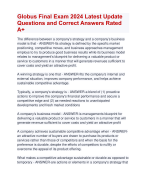 CANFITPRO Theory Exam 2024 Actual  Exam Questions and Correct Answers  Rated A+ | Verified CANFIT PRO Theory Exam 2024 Actualupdate Quiz with Accurate Solutions Aranking Alpas