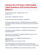CSW GWA Practice Actual Exam Update 2024 Questions and Correct Answers  Rated A+ | Verified CSW GWA Practice Exam Latest Update 2024 Quiz with Accurate Solutions Aranking Allpass