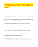 WGU C458 HEALTH,WELLNESS AND FITNESS (OA)  OBJECTIVE ASSESSMENT EXAM ACTUAL EXAM TEST  BANK QUESTIONS AND CORRECT DETAILED ANSWERS  WITH RATIONALES National School Lunch Program (NSLP) - ✔✔ANSWER✔✔Help schools provide balanced,  low-cost/free lunches