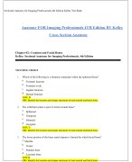 Anatomy FOR Imaging Professionals 4TH Edition BY Kelley Cross Section Anatomy
