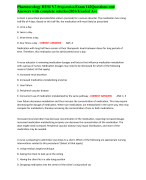 Pharmacology HESI V2 Preparation Exam 142Questions and Answers with complete solution2024(Graded A+)