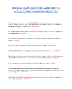 CHPC EXAM NEWEST ACTUAL EXAMQUESTIONS WITH VERIFIED  ANSWERS CURRENTLY TESTING VERSIONS AND SOLUTIONS GRADED  A+ NEWEST EXAM!!