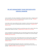 PROPHECY GENERAL ICU RN A v2 & V3 EXAM QUESTIONS WITH VERIFIED  ANSWERS CURRENTLY TESTING VERSIONS AND SOLUTIONS GRADED A+ NEWEST  EXAM!! 