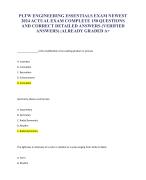 PLTW ENGINEERING ESSENTIALS EXAM NEWEST  2024 ACTUAL EXAM COMPLETE 150 QUESTIONS  AND CORRECT DETAILED ANSWERS (VERIFIED  ANSWERS) |ALREADY GRADED A+ 