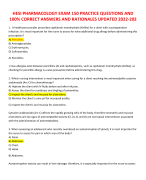 BIOD 151 MODULE 1 – MODULE 7 ALL  EXAM ANSWER KEY IN ONE  DOCUMENT 