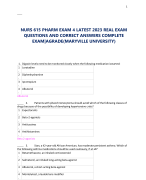 HESI RN  EXIT RN EXAM 2022-2023 VERSION 6  QUESTIONS AND ANSWERS / 2022 HESI RN EXIT EXAM /  RN HESI EXIT EXAM 2022 VERSION 6 REAL EXAM  QUESTIONS AND ANSWERS